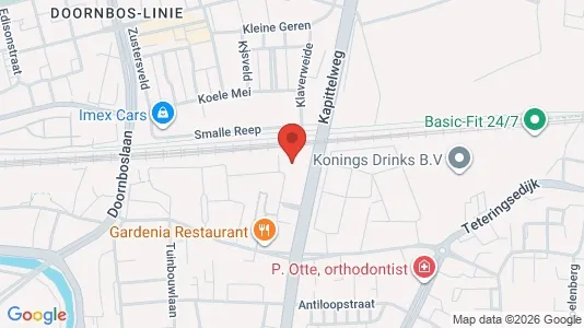 Bedrijfsruimtes for rent i Breda - kort over placeringen