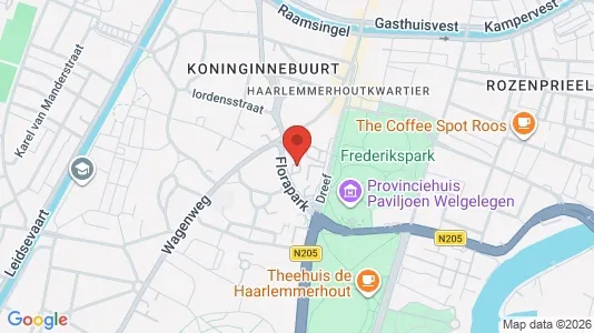 Kantorruimte for rent i Haarlem - kort over placeringen