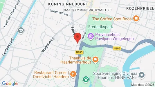 Kantorruimte for rent i Haarlem - kort over placeringen