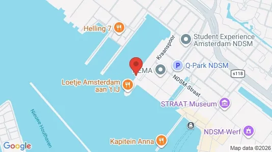 Kantorruimte for rent i Amsterdam Noord - kort over placeringen
