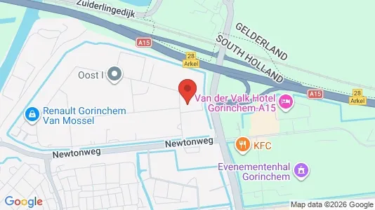 Bedrijfsruimtes for rent i Gorinchem - kort over placeringen