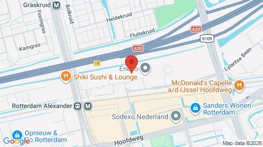 Kantorruimte for rent i Rotterdam Prins Alexander - kort over placeringen