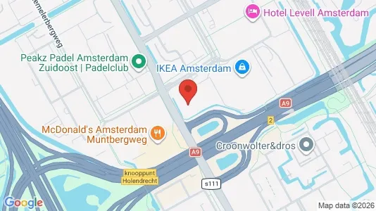Kantorruimte for rent i Amsterdam-Zuidoost - kort over placeringen