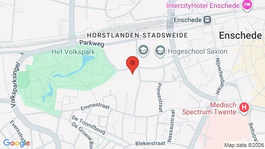 Bedrijfsruimtes for rent i Enschede - kort over placeringen