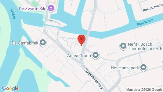 Kantorruimte for rent i Deventer - kort over placeringen