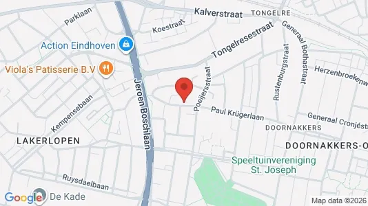 Producties for sale i Eindhoven - kort over placeringen