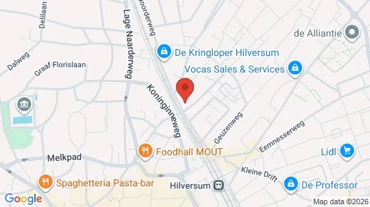 Kantorruimte for rent i Hilversum - kort over placeringen