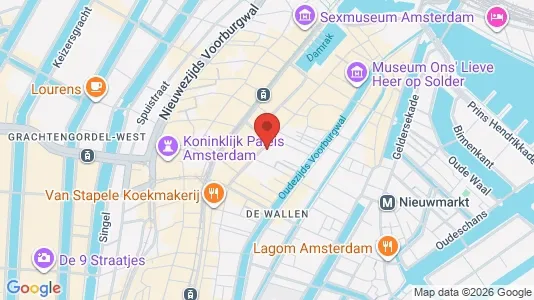 Kantorruimte for rent i Amsterdam Centrum - kort over placeringen