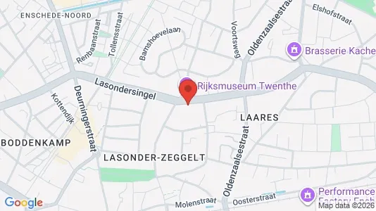 Kantorruimte for rent i Enschede - kort over placeringen
