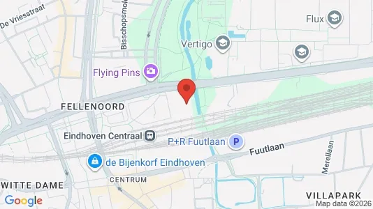 Kantorruimte for rent i Eindhoven - kort over placeringen