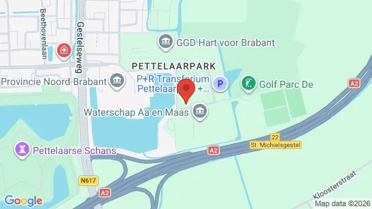 Kantorruimte for rent i Den Bosch - kort over placeringen