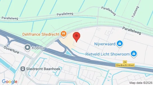 Bedrijfsruimtes for rent i Sliedrecht - kort over placeringen