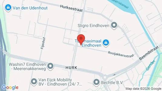Producties for rent i Eindhoven - kort over placeringen