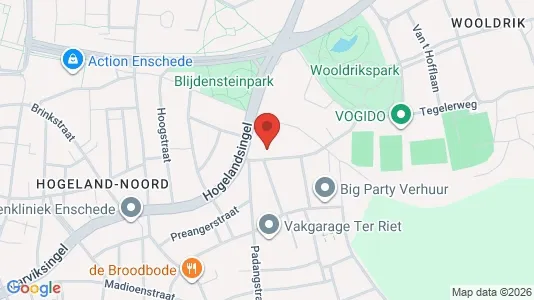 Grond for sale i Enschede - kort over placeringen