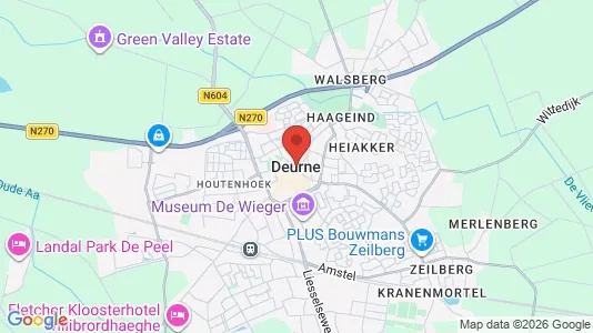 Winkels for rent i Deurne - Foto uit Google Street View