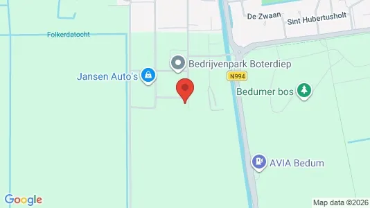 Bedrijfsruimtes for sale i Bedum - Foto uit Google Street View