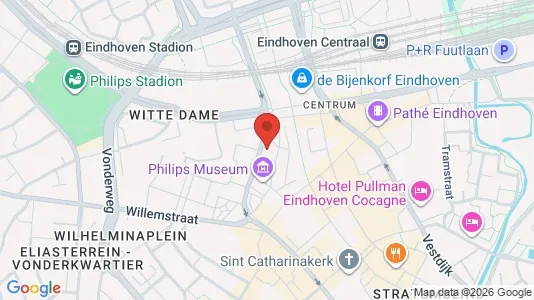 Kantorruimte for rent i Eindhoven - kort over placeringen