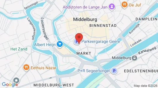 Kantorruimte for rent i Middelburg - kort over placeringen