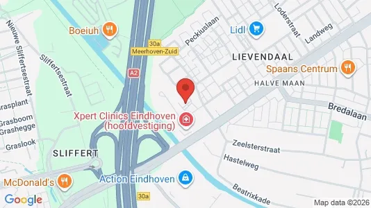 Kantorruimte for rent i Eindhoven - kort over placeringen