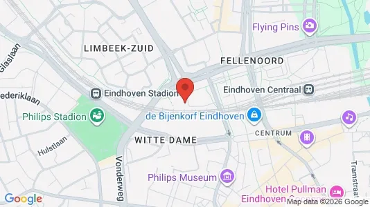 Kantorruimte for rent i Eindhoven - kort over placeringen