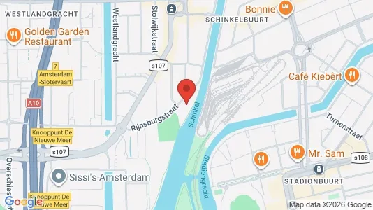 Kantorruimte for rent i Amsterdam Oud-Zuid - kort over placeringen