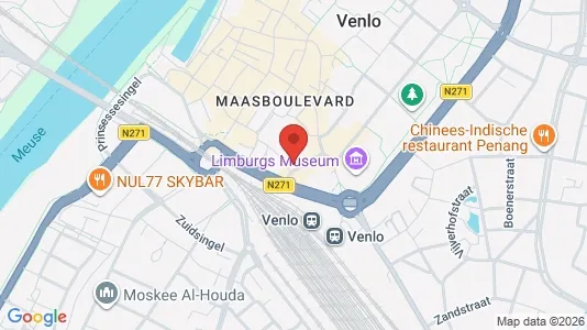 Bedrijfsruimtes for rent i Venlo - kort over placeringen
