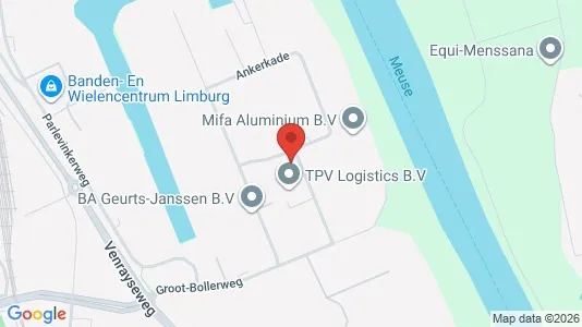 Bedrijfsruimtes for rent i Venlo - kort over placeringen