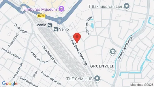 Bedrijfsruimtes for rent i Venlo - kort over placeringen