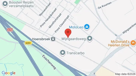 Bedrijfsruimtes for rent i Heerlen - kort over placeringen