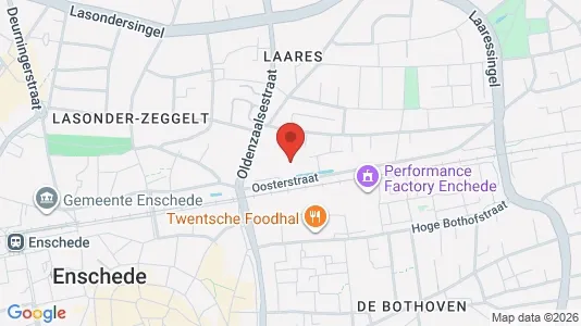 Kantorruimte for rent i Enschede - kort over placeringen