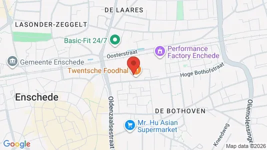 Kantorruimte for rent i Enschede - kort over placeringen
