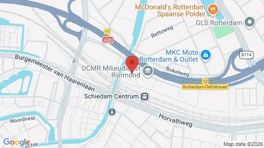 Kantorruimte for rent i Schiedam - kort over placeringen