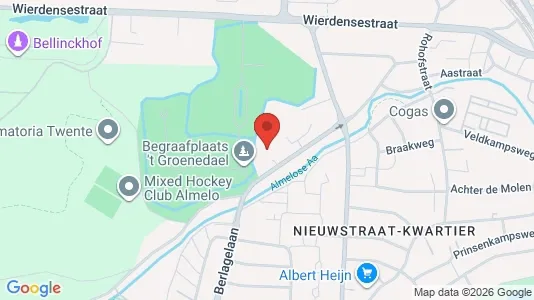 Grond for rent i Almelo - kort over placeringen