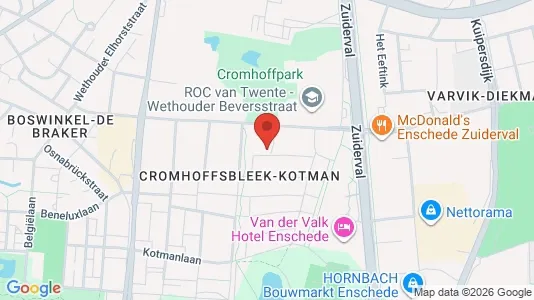 Kantorruimte for rent i Enschede - kort over placeringen