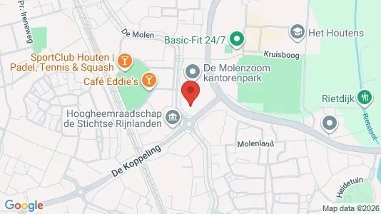 Kantorruimte for rent i Houten - kort over placeringen