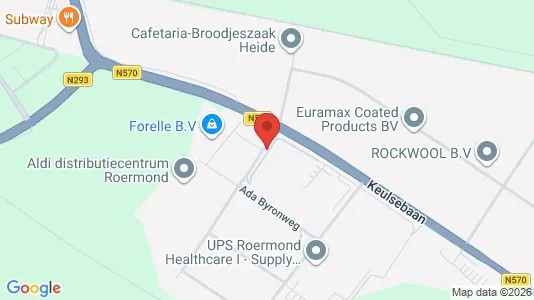 Bedrijfsruimtes for rent i Roermond - kort over placeringen