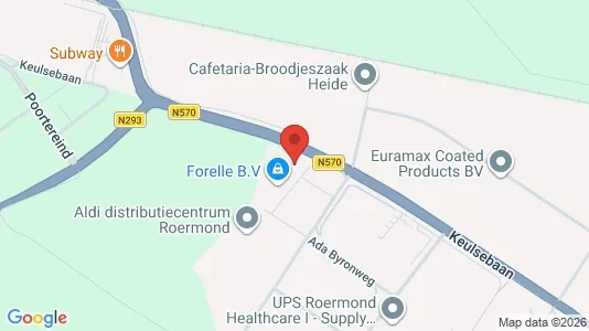 Bedrijfsruimtes for rent i Roermond - kort over placeringen