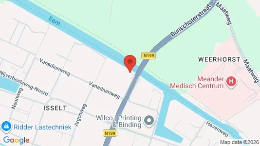 Kantorruimte for rent i Amersfoort - kort over placeringen