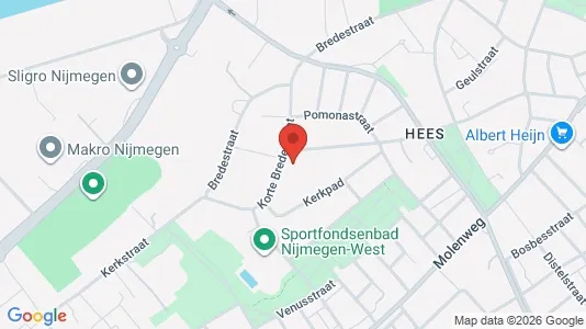 Grond for rent i Nijmegen - kort over placeringen
