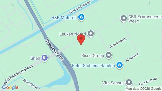 Kantorruimte for rent i Weert - kort over placeringen