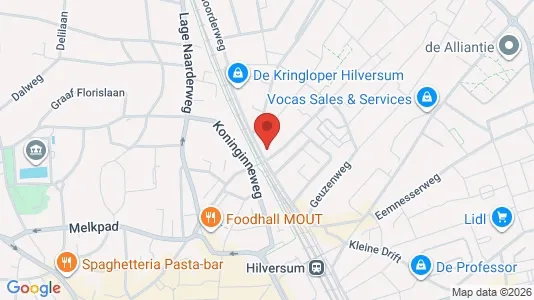 Kantorruimte for rent i Hilversum - kort over placeringen