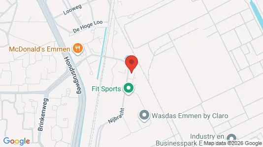 Kantorruimte for rent i Emmen - kort over placeringen