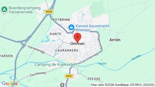 Winkels for rent i Ommen - Foto uit Google Street View