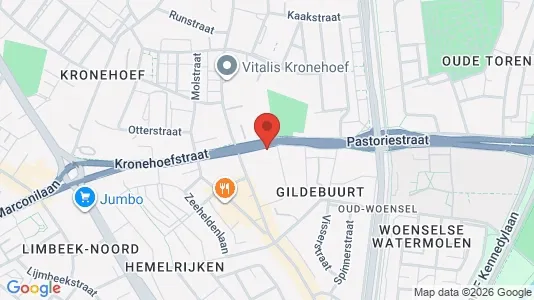 Kantorruimte for rent i Eindhoven - kort over placeringen