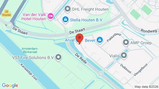 Kantorruimte for rent i Houten - kort over placeringen