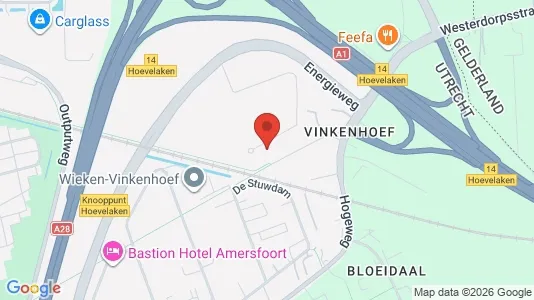 Kantorruimte for rent i Amersfoort - kort over placeringen