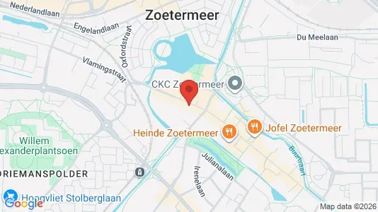 Kantorruimte for rent i Zoetermeer - kort over placeringen