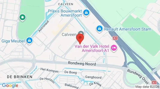 Kantorruimte for rent i Amersfoort - kort over placeringen