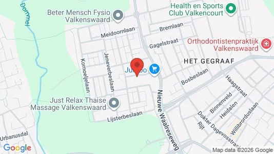 Grond for rent i Valkenswaard - kort over placeringen
