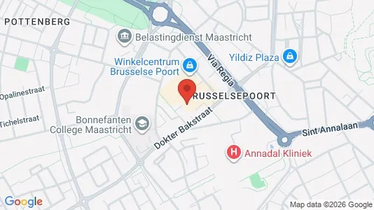Kantorruimte for rent i Maastricht - kort over placeringen